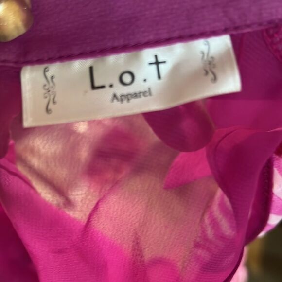 L.O.T apparel sheer tank top nwt - Picture 4 of 5